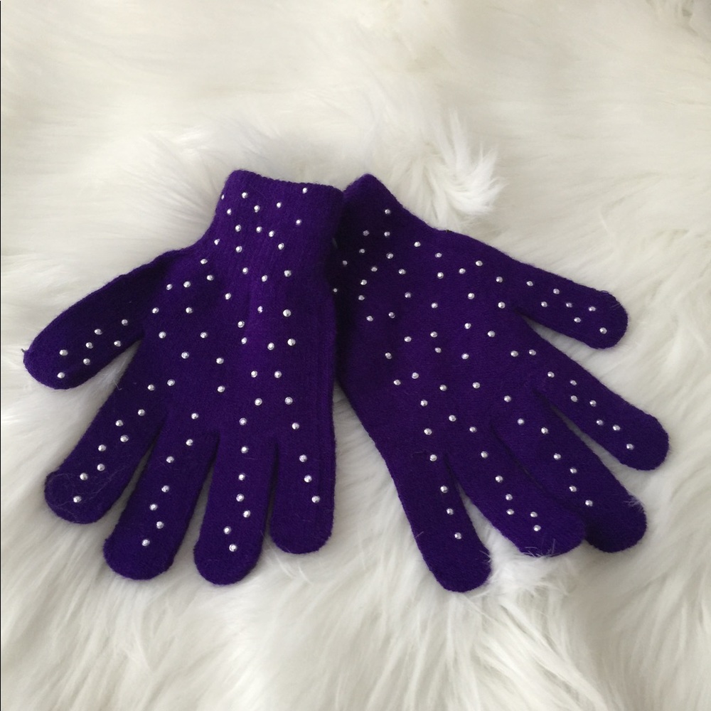 Little Girls Stretch Knit Mittens